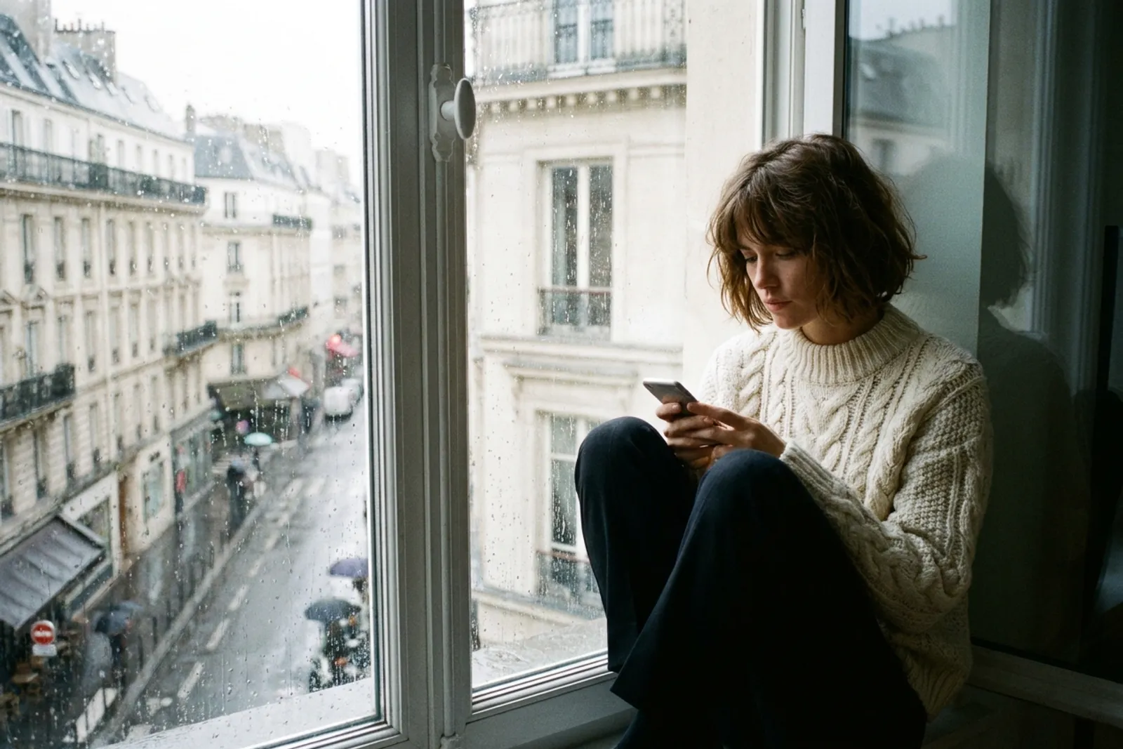 Suivre son colis depuis chez soi, un matin gris à Paris